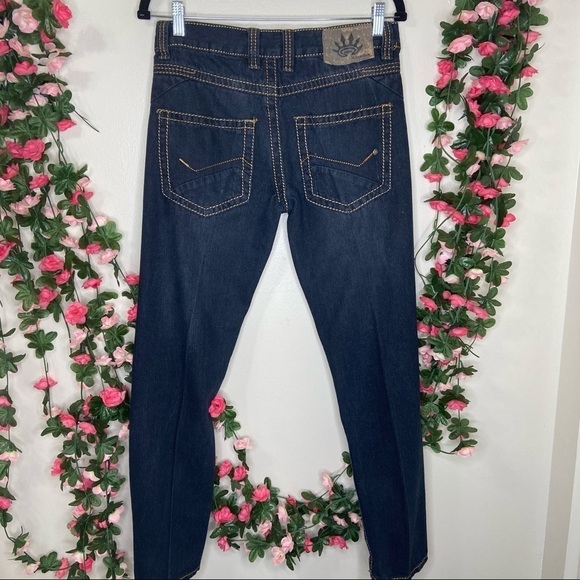 M. Gordon Dark Wash Mens Skinny Jeans 30x30 - Picture 4 of 6